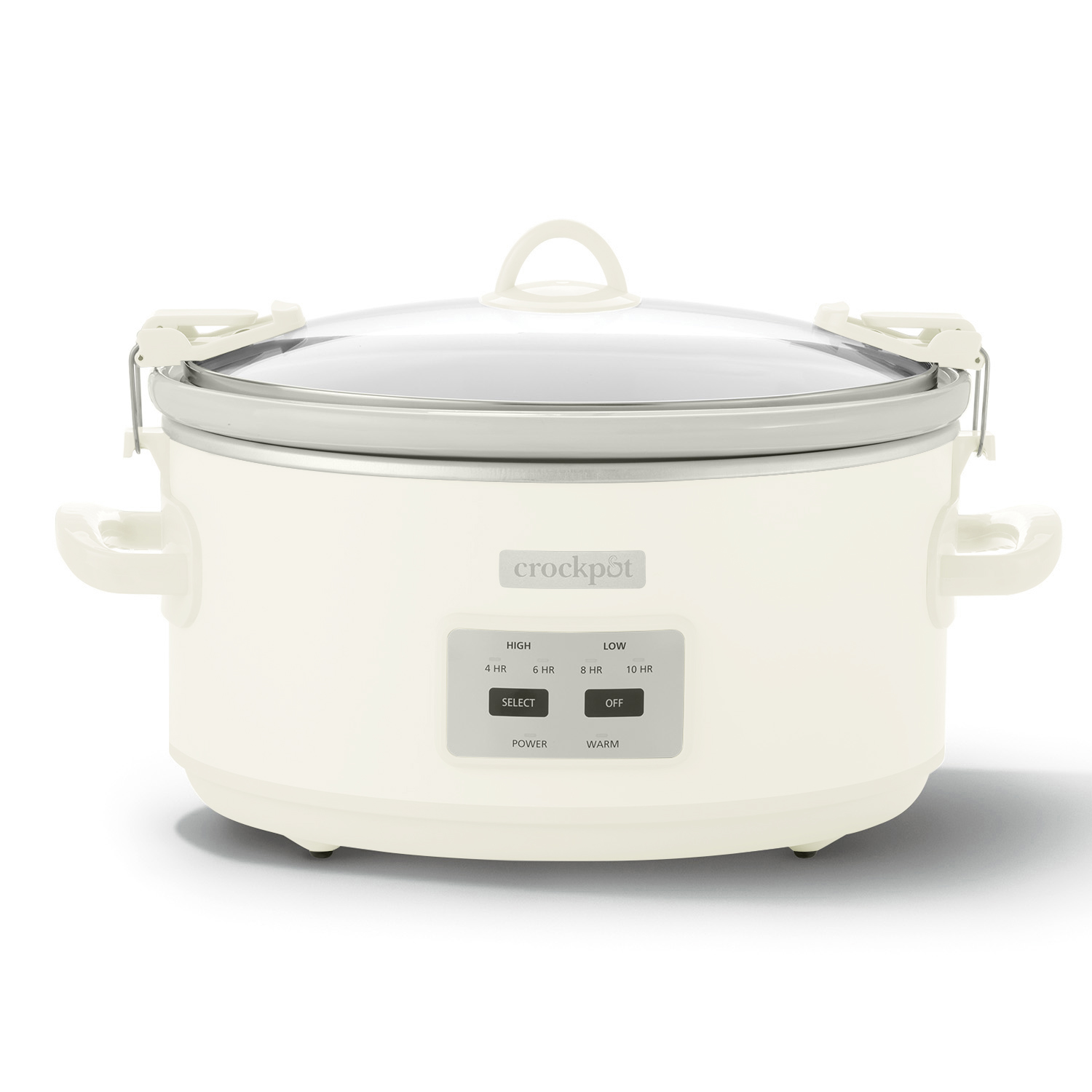 Crock-Pot 7 Qt. Cook & Carry Programmable Slow Cooker with Carry Bag, Oat Milk Cream