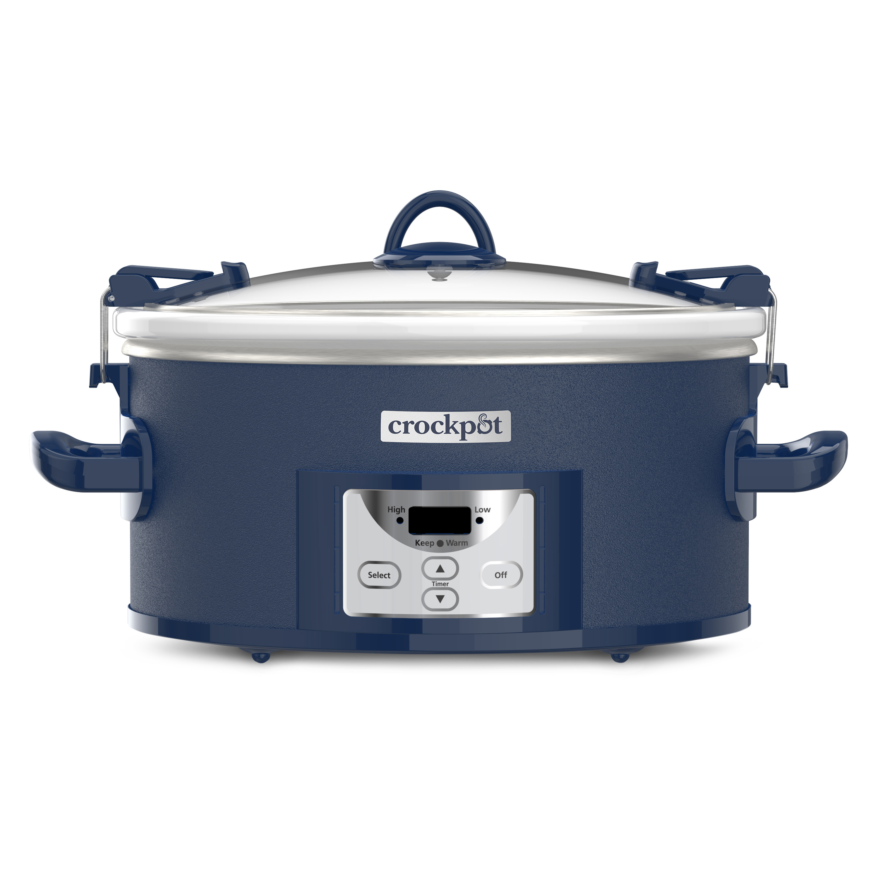 Crock-Pot Design Series 7-Quart Cook & Carry Slow Cooker, Poseidon | Programmable Slow Cooker with Locking Lid