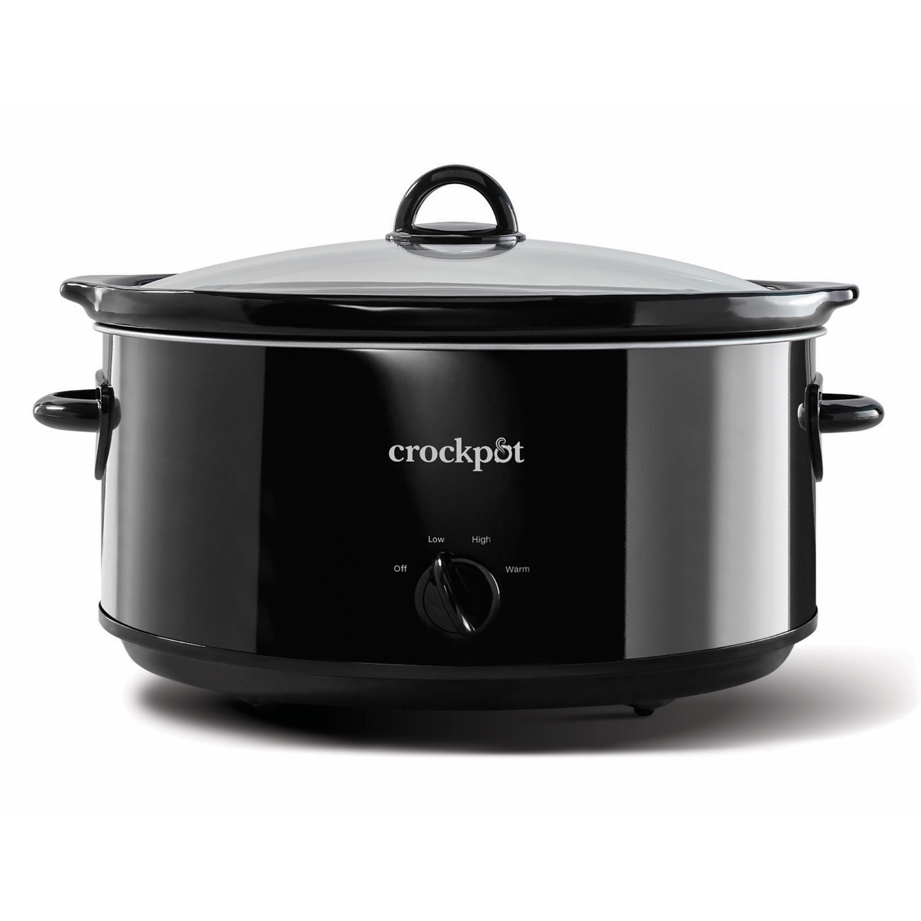 Crock-Pot Manual 8-Quart Slow Cooker, Black