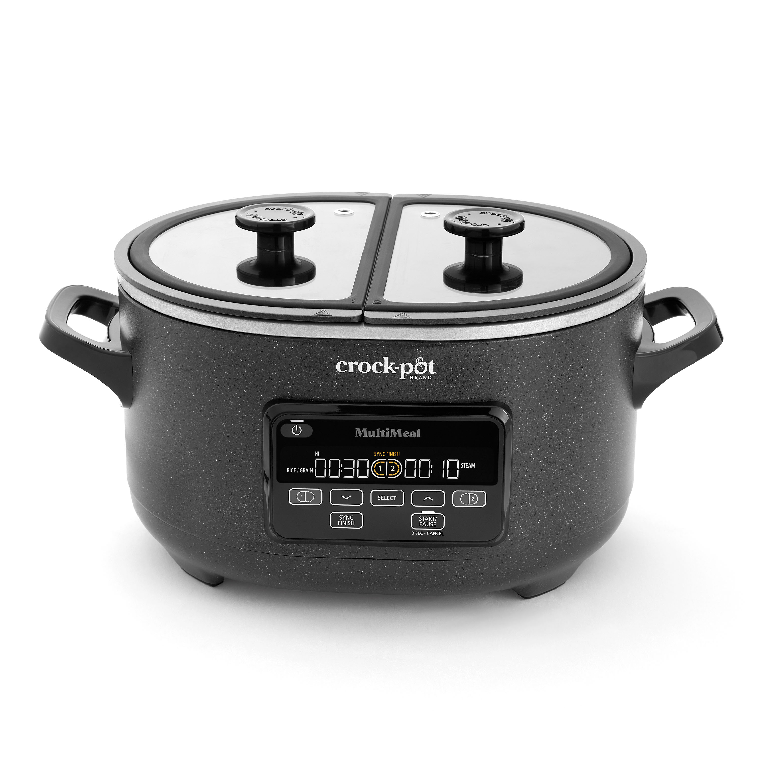Crock-Pot MultiMeal Multicooker and Programmable Slow Cooker, Speckled Black